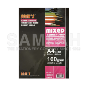 SAMS 3 SHEET CARD 10S CYBER ASST