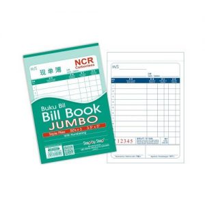 SBS JNB 83503 3.5X5X50 JUMBO BILL BOOK