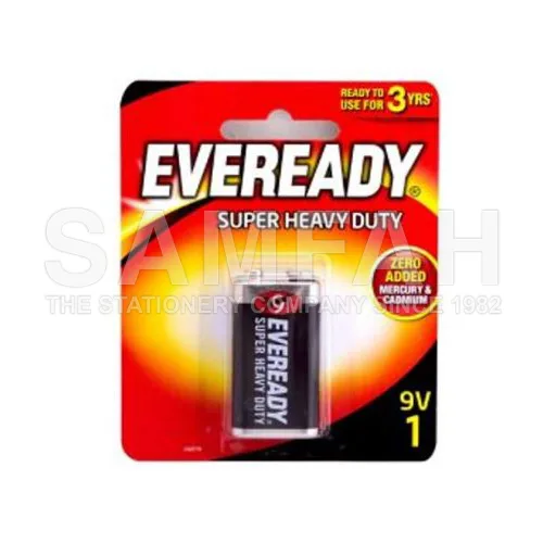 EVEREADY 1222BP1 BLACK BATTERY 9V 1S