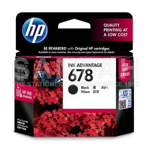 HP BLACK INK CARTRIDGE NO.678 (CZ107A