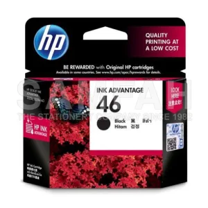 HP CZ637A BLACK INK CARTRIDGE (NO.46)