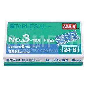 MAX NO3-1M STAPLES 1000S
