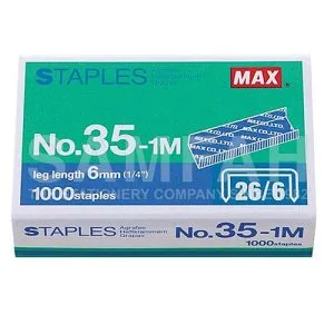 MAX NO35-1M STAPLES