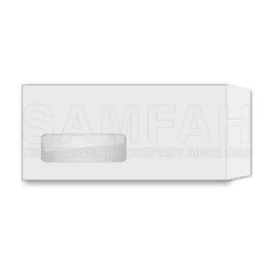 SAMS 100G P&S WHITE ENVELOPE WINDOW 25S (4.5X9.5)
