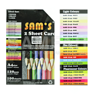 SAMS120GSM 2 SHEET CARD 100S