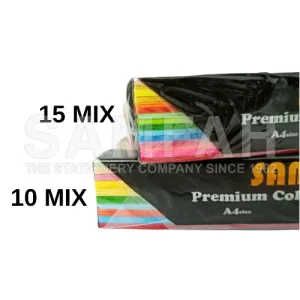 SAMS 80GSM COL.PAPER 10 MIX 400S