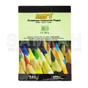SAMS 80GSM COL.PAPER 10 MIX 400S