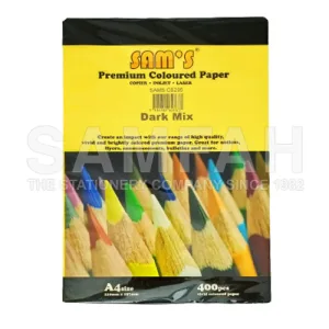 SAMS 80GSM COL.PAPER DARK MIX 400S
