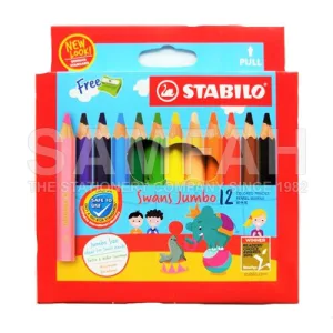 STABILO SWANS JUMBO 12S (SHORT)