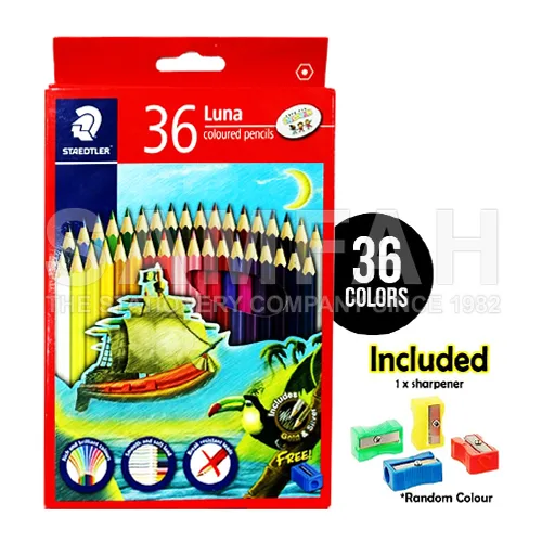 STAEDTLER 136C3610TH LUNA COL.PENCIL 36S