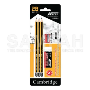 ASTAR CAMBRIDGE 2B PENCIL SET 6S