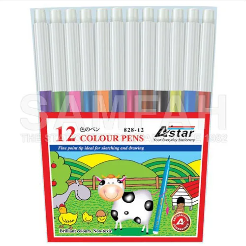 ASTAR COLOUR PEN 12S samfsh