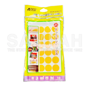 ASTAR 25MM FLUORESCENT SELF-ADHESIVE LABELS