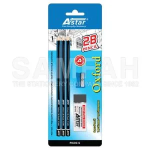 ASTAR OXFORD 2B PENCIL SET 6S