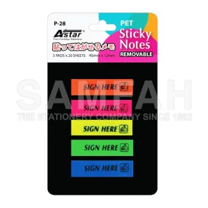 ASTAR P-28 STICK NOTES
