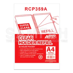 ASTAR CLEAR HOLDER 32-HOLE REFILL