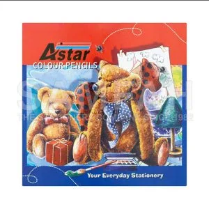 ASTAR TEDDY BEAR 7” COLOUR PENCIL 24S