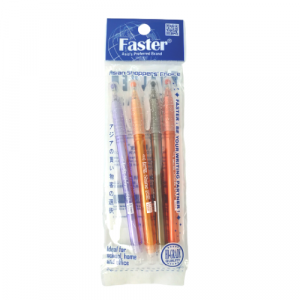 FASTER MPS-F-CX1076-MIX BALL PEN 4S