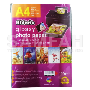 KIDARIO A4 135GSM PHOTO PAPER 100S