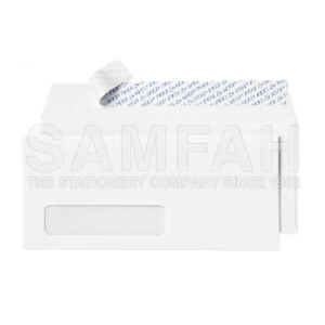 LION 100G WHITE ENVELOPE P&S 500S WINDOW (4X9)