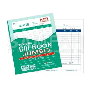 SBS 6X7X50 JUMBO BILL BOOK 50S