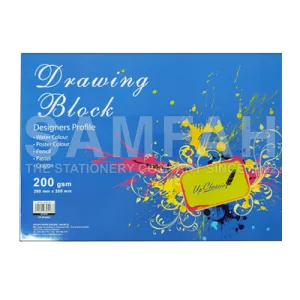 UP CS0448 200GSM B4 DRAWING BLOCK