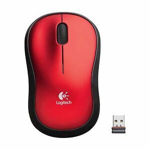 LOGITECH WIRELESS MOUSE M185 (RED)