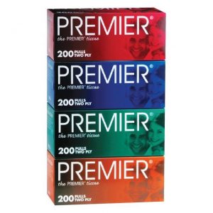 PREMIER FACIAL BOX TISSUE 200PLY 4S