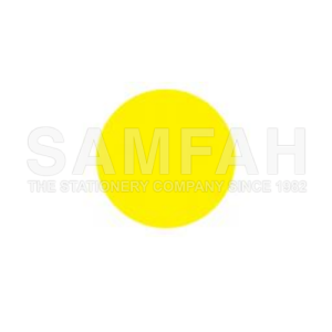 ASTAR 18MM YELLOW FLUORESCENT SELF-ADHESIVE LABELS