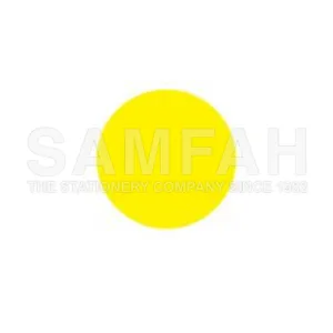 ASTAR 18MM YELLOW FLUORESCENT SELF-ADHESIVE LABELS