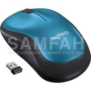 LOGITECH WIRELESS MOUSE M185 (BLUE)