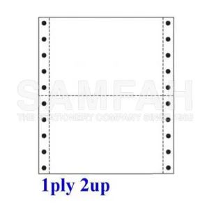 SONOFORM 9.5X11 C.FORM 1PLY 2000F 2UP