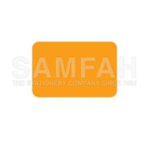 ASTAR 9MM X 13MM ORANGE FLUORESCENT SELF-ADHESIVE LABELS