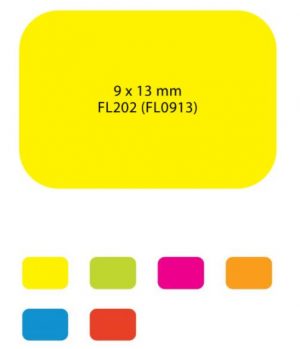 ASTAR FL0913-OR FLUO.SELF-ADHESIVE LABELS
