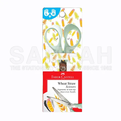 FABER CASTELL181572 130MM WHEAT STRAW SCISSORS