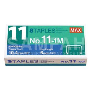 MAX NO.11-1M STAPLES