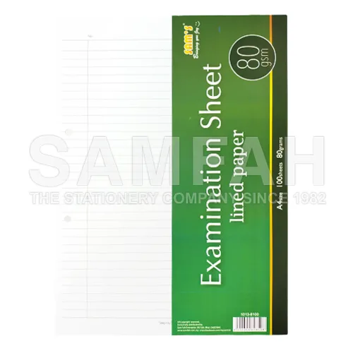 SAMS 80GSM EXAM SHEET 100S