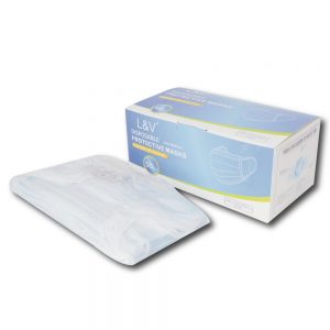 L&V 3PLY DISPOSABLE PROTECTIVE MASK 50S