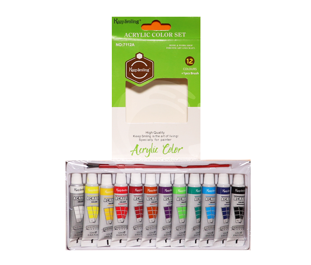 KEEP SMILING 7112A ACRYLIC COLOR SET – Samfah