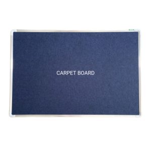 4′ X 8′ NOTICE BOARD C/W CARPET