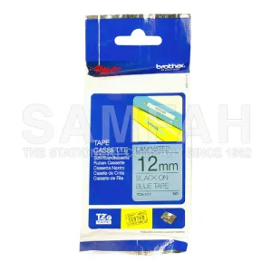BROTHER TZ-531 12MM TAPE (BLACK ON BLUE)