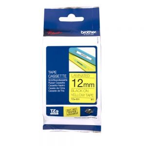 BROTHER TZ-631 12MM TAPE (BLACK ON YELLOW)