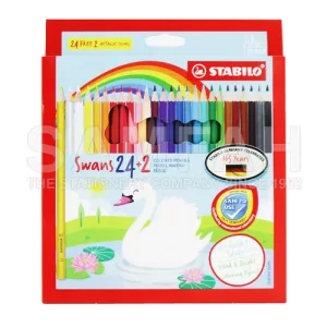 STABILO SWANS 24+2 COLOUR PENCIL 26S