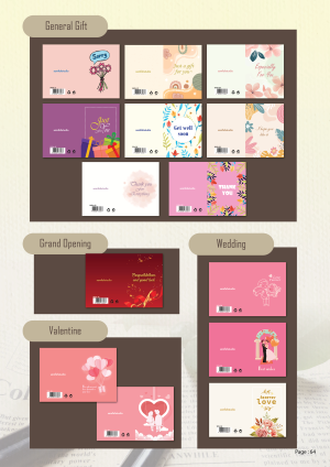 SAMS FOLDED GIFT CARD 13CMX10CM