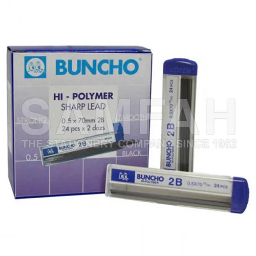BUNCHO HI-POLYMER SHARP LEAD 0.5MM 24S