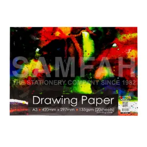 TG 1634 135GSM A3 DRAWING PAPER