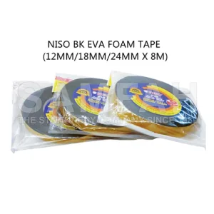 NISO BK EVA FOAM TAPE (12MM/18MM/24MM X 8M)