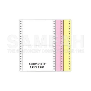 AKIRA 9.5X11 C.FORM 3PLY 500F NCR W/P/Y 2UP