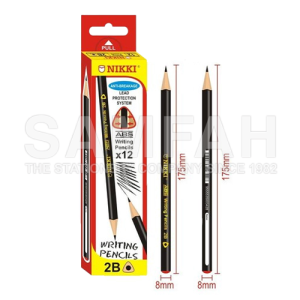 NIKKI 2B ABS WRITING PENCIL 12S