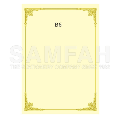 LUCKY STAR A4 160GSM CERTIFICATE CARD B6